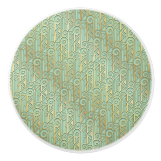 Art Deco Lade en Kabinet Knoppen (Voorkant)