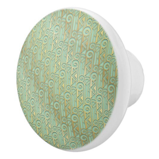 Art Deco Lade en Kabinet Knoppen (Rechts)