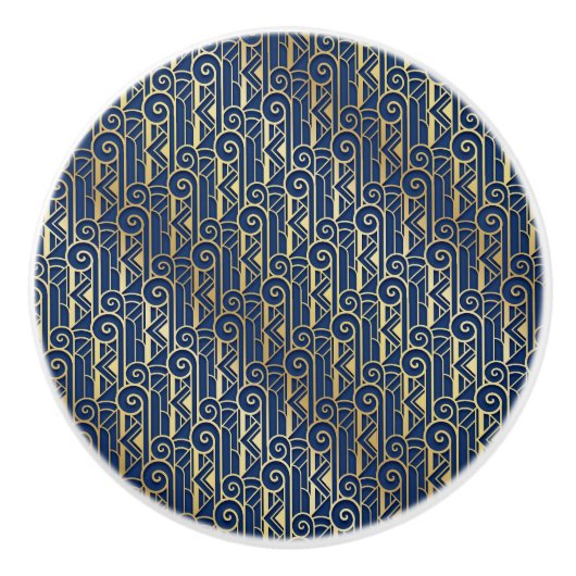 Art Deco Lade en Kabinet Knoppen (Voorkant)