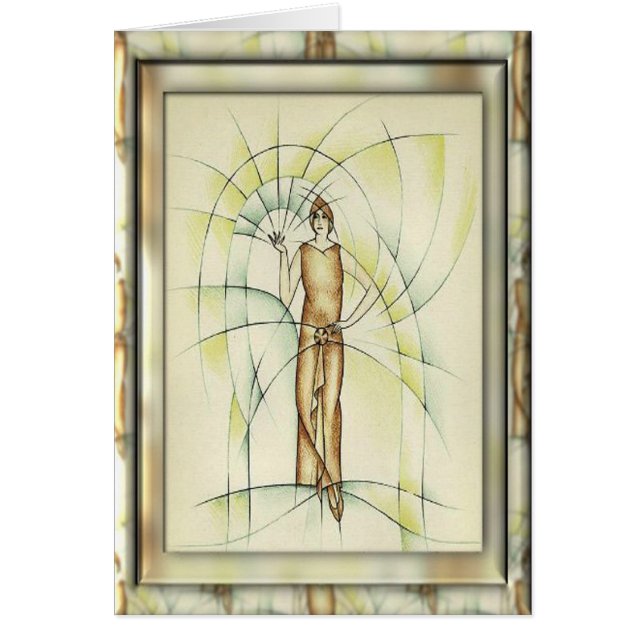 Art Deco Lady (Voorkant)
