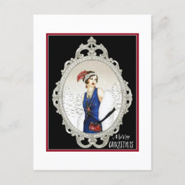 Art Deco Lady 1920s Briefkaart