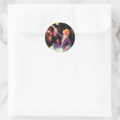  ART DECO LADY 3 STICKERS (Tas)
