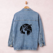Art Deco Lady Denim Jas Denim Jacket (Hangar)