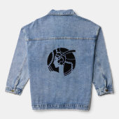 Art Deco Lady Denim Jas Jacket (Achterkant)