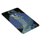  Art Deco Lady en Drakenmagneet Magneet (Rechterzijde)