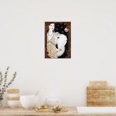 Art Deco Lady in Window Poster (Keuken)