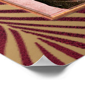 Art Deco Lady met Fan Poster (Hoek)