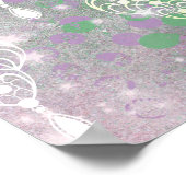 Art Deco Lady met juwelen - BIANCA: Kerstmis voorb Poster (Hoek)