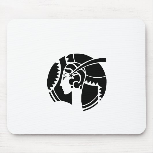 Art Deco Lady Muismat (Voorkant)