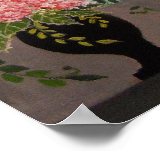 ART DECO LADY OP EEN BALCONY POSTER (Hoek)