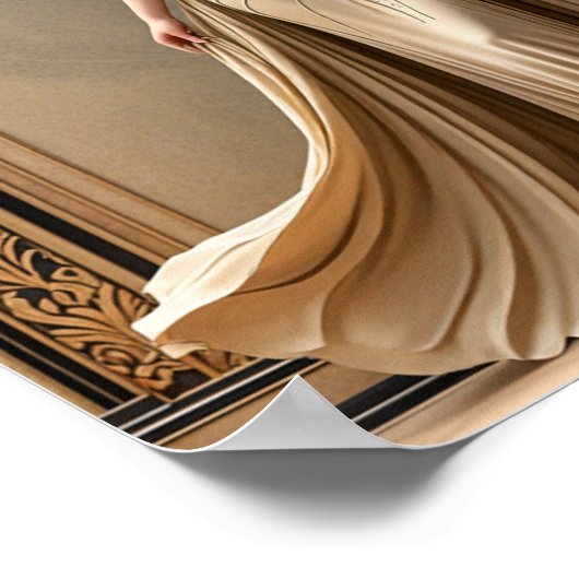 Art Deco Lady Poster (Hoek)