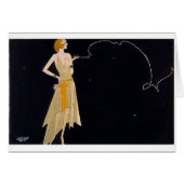 Art Deco Lady Roking (Voorkant Horizontaal)