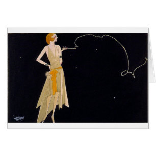 Art Deco Lady Roking