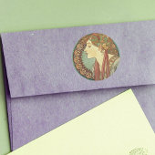 Art Deco Lady Stickers