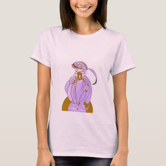 ART DECO LADY T-SHIRT (Voorkant)