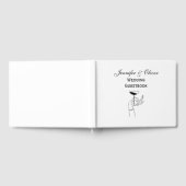 Art Deco Lady's Hand Holding Champagne Glass Gastenboek (Volledig)