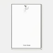 Art Deco Lady's Hand Holding Champagne Glass Post-it® Notes (Voorkant)