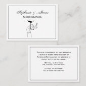 Art Deco Lady's Hand Holding Champagne Glass Visitekaartje (Voorkant / Achterkant)