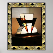 Art Deco Lamp Poster (Voorkant)