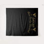 Art deco Laten we deze feest foto booth achtergron Wandkleed (Voorkant (horizontaal))