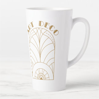 Art Deco Latte Mok