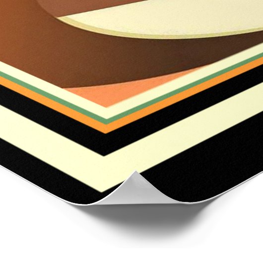 Art Deco Latte Poster 16 x 20 (Hoek)