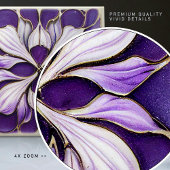 Art Deco Lavender Wall Decor Art Nouveau Tegeltje