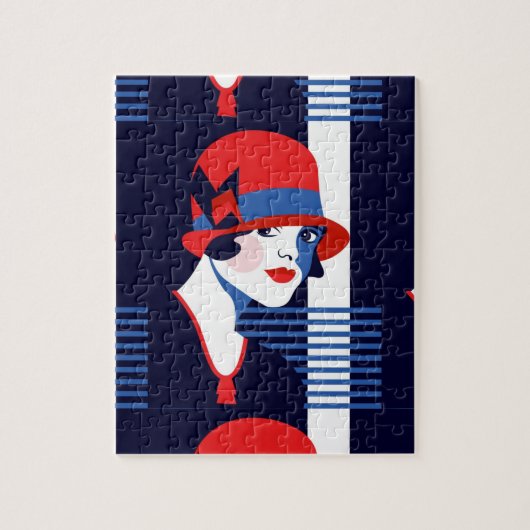 Art Deco Legpuzzel (Verticaal)