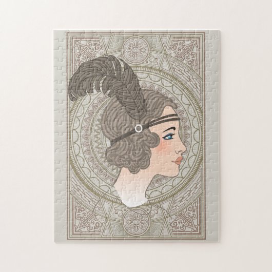 art deco legpuzzel (Verticaal)