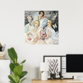 Art Deco - Les femmes fatales Poster (Thuiskantoor)