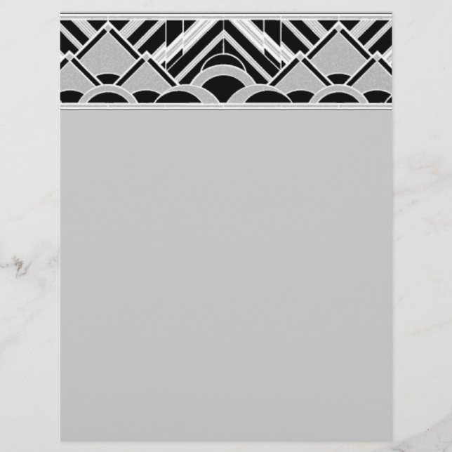 Art Deco Letterhead (Voorkant)