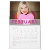 Art Deco-lettertype | Foto van 2026 Kalender (Feb 2027)
