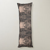 Art Deco Lichaamskussen (Achterkant (Verticaal))