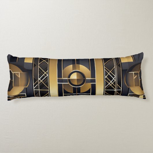 Art Deco Lichaamskussen (Achterkant)