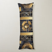 Art Deco Lichaamskussen (Achterkant (Verticaal))