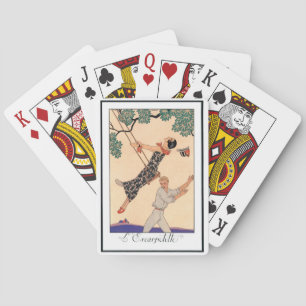 Art Deco liefde uit het verleden, De Schommel door Pokerkaarten