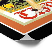 Art Deco "Life" Hoesje kerstdruk 16 x 20 Poster (Hoek)