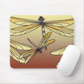 Art Deco-ligonfly-muispad Muismat (Met muis)