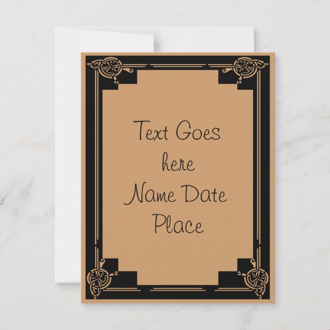 Art Deco-Lijst (Voorkant)