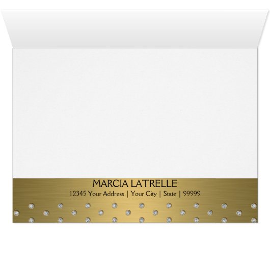 Art Deco Lijst Champagne Silver Jewel Stippen (Binenzijde Horizontaal (Onderkant))