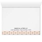 Art Deco Lijst Champagne Silver Jewel Stippen (Binenzijde Horizontaal (Onderkant))