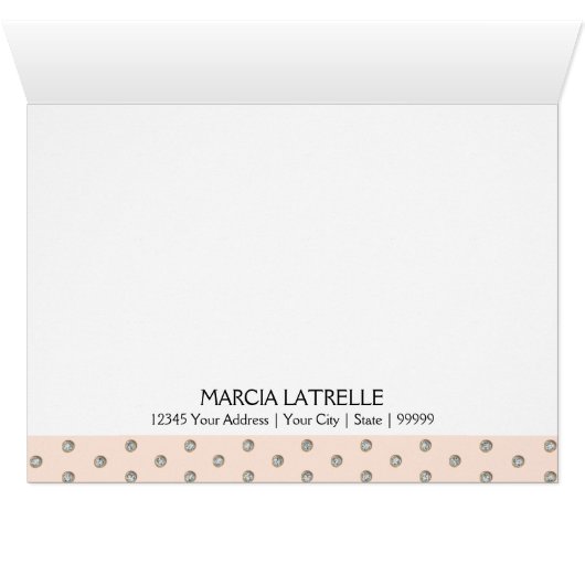 Art Deco Lijst Champagne Silver Jewel Stippen (Binenzijde Horizontaal (Onderkant))