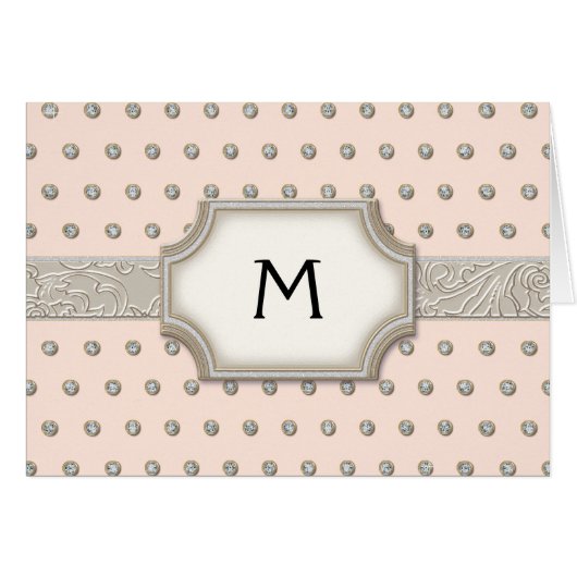 Art Deco Lijst Champagne Silver Jewel Stippen (Voorkant Horizontaal)