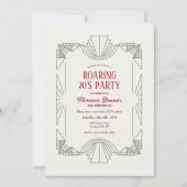 Art Deco-Lijst Kaart (Voorkant)