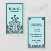 Art Deco Lijst Visitekaartje (Voorkant / Achterkant)