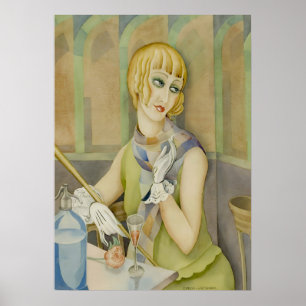 Art Deco - Lili Elbe Portret van Gerda Wegener Poster
