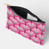 Art Deco Lily, Fuchsia Pink en Silver Grey Etui (Open)