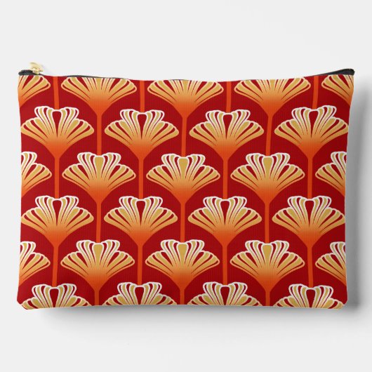 Art Deco Lily, Tangerine Oranje en Gold Etui (Voorkant)
