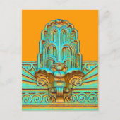 ART DECO LINE-architectuur- Briefkaart (Voorkant)