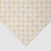 Art Deco Line Fan Pattern | wit Tissuepapier (Detail)